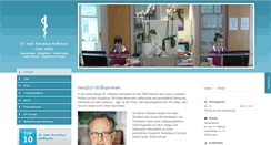 Desktop Screenshot of praxisdrhoffmann.de