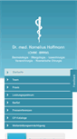 Mobile Screenshot of praxisdrhoffmann.de